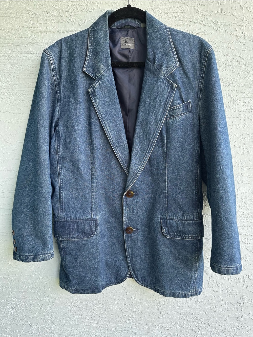 Liz sport denim blazer size 4